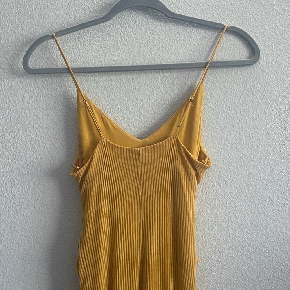 Express Mustard yellow Midi Dress Size Xs - Picture 5 of 9
